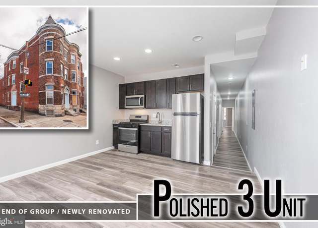 Property at 2143 Druid Hill Ave, Baltimore, MD 21217, 5 beds, 3 baths