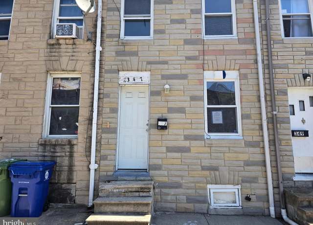 Property at 347 S Mount St, Baltimore, MD 21223, 2 beds, 1 bath