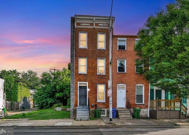 Property at 1220 W Pratt St, Baltimore, MD 21223, 4 beds, 1 bath
