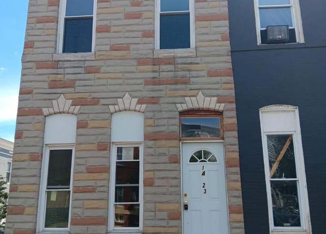 Property at 1423 E Lanvale St, Baltimore, MD 21213, 4 beds, 2 baths