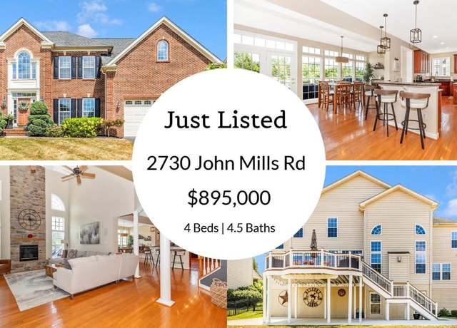 Property at 2730 John Mills Rd, Adamstown, MD 21710, 4 beds, 4.5 baths