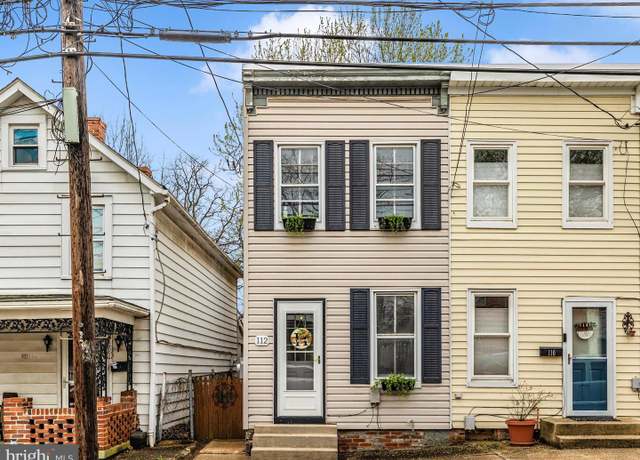 Property at 112 E 6th St, Frederick, MD 21701, 2 beds, 1 bath