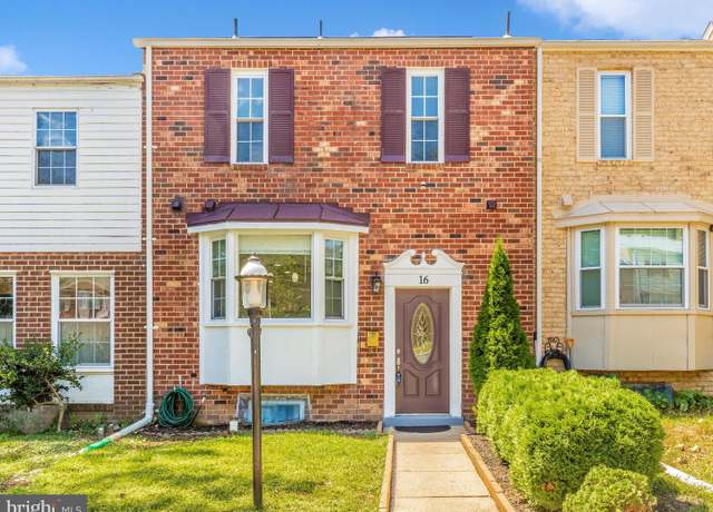 Property at 16 Orchard Dr, Gaithersburg, MD 20878, 3 beds, 3.5 baths