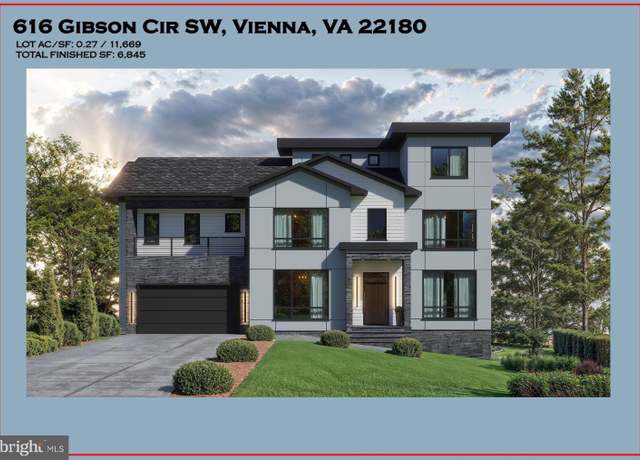 Property at 616 Gibson Cir SW, Vienna, VA 22180, 6 beds, 7 baths