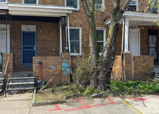 Property at 410 S Bentalou St, Baltimore, MD 21223, 3 beds, 1 bath