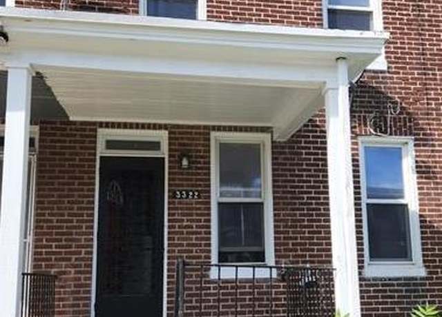 Property at 3322 Elmora Ave, Baltimore, MD 21213, 3 beds, 1 bath