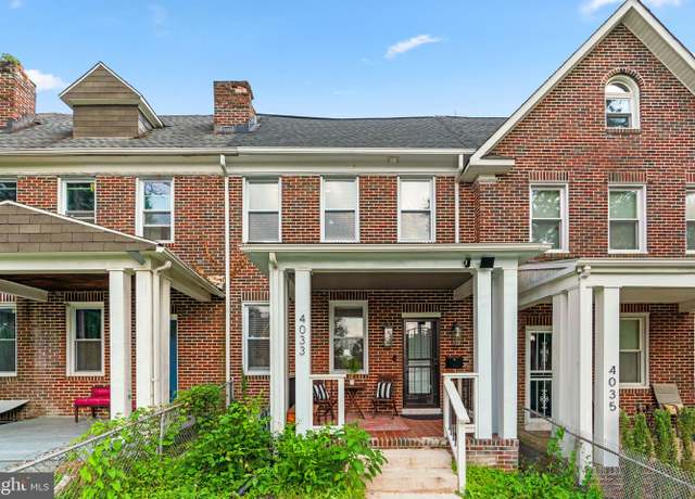 Property at 4033 Woodhaven Ave, Baltimore, MD 21216, 4 beds, 2.5 baths