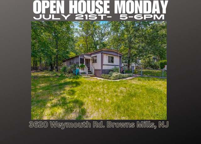 Property at 3620 Weymouth Rd, Browns Mills, NJ 08015, 2 beds, 2 baths