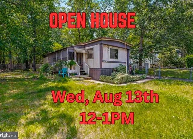 Property at 3620 Weymouth Rd, Browns Mills, NJ 08015, 2 beds, 2 baths