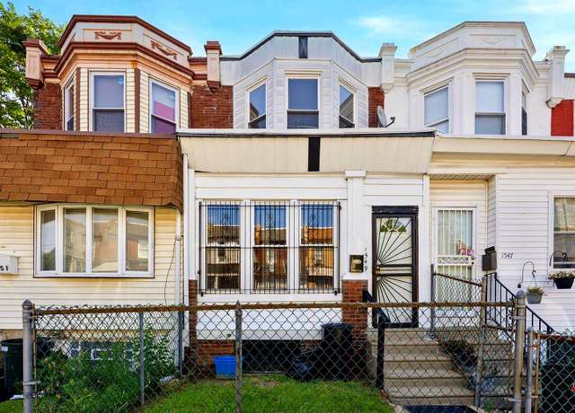 Property at 1549 N Wanamaker St, Philadelphia, PA 19131, 3 beds, 1 bath