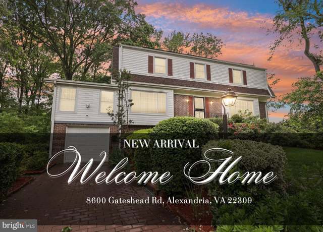 Property at 8600 Gateshead Rd, Alexandria, VA 22309, 4 beds, 3.5 baths