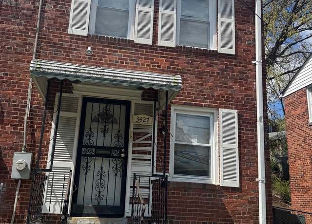 Property at 3427 25th St SE, Washington, DC 20020, 3 beds, 1 bath