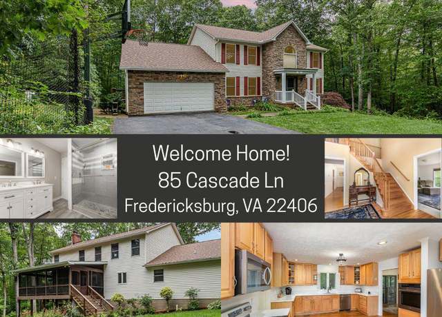 Property at 85 Cascade Ln, Fredericksburg, VA 22406, 4 beds, 4 baths
