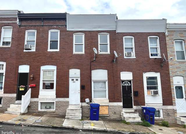 Property at 209 Curley St N, Baltimore, MD 21224, 3 beds, 1 bath