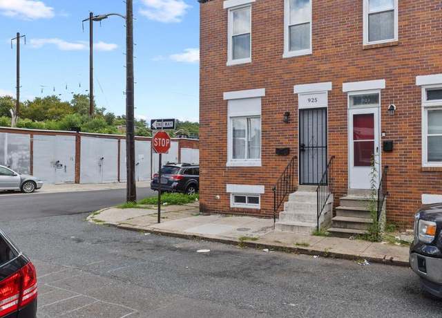 Property at 925 N Belnord Ave, Baltimore, MD 21205, 3 beds, 1.5 baths