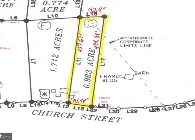 Property at Lot G Church St, Timberville, VA 22853