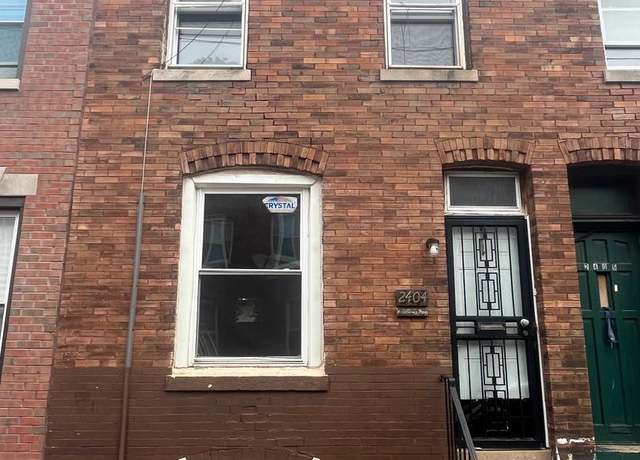 Property at 2404 W Firth St, Philadelphia, PA 19132, 2 beds, 1 bath
