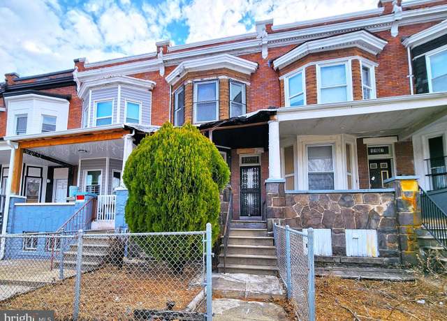 Property at 1109 Poplar Grove St, Baltimore, MD 21216, 3 beds, 2 baths