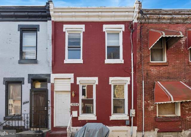 Property at 1236 W Sergeant St, Philadelphia, PA 19133, 3 beds, 1.5 baths