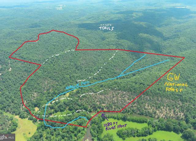 Property at 200 Ac On Cacapon River & Gw National Frst, Yellow Spring, WV 26865