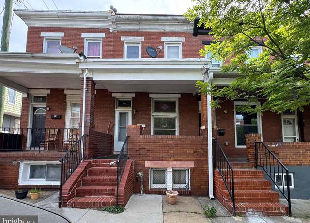Property at 637 N Robinson St, Baltimore, MD 21205, 3 beds, 2 baths