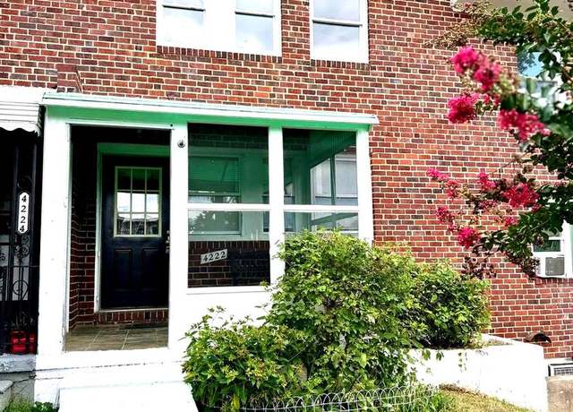 Property at 4222 Bonner Rd, Baltimore, MD 21216, 3 beds, 1.5 baths