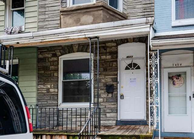 Property at 1642 Muhlenberg St, Reading, PA 19606, 3 beds, 1 bath