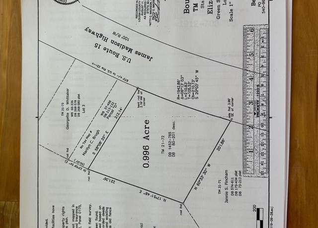 Property at Lot 21-72 James Madison Hwy, Gordonsville, VA 22942