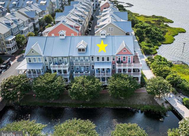 Property at 36 Canal Side Mews W, Ocean City, MD 21842, 4 beds, 4.5 baths