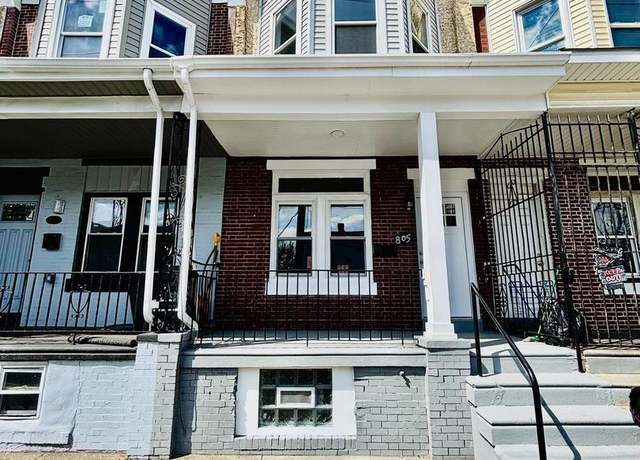 Property at 805 W Bristol St, Philadelphia, PA 19140, 3 beds, 1.5 baths