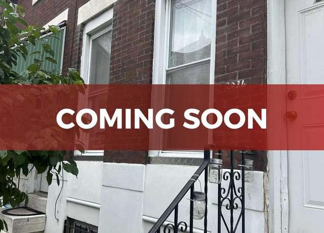 Property at 2034 S Bouvier St, Philadelphia, PA 19145, 3 beds, 1 bath