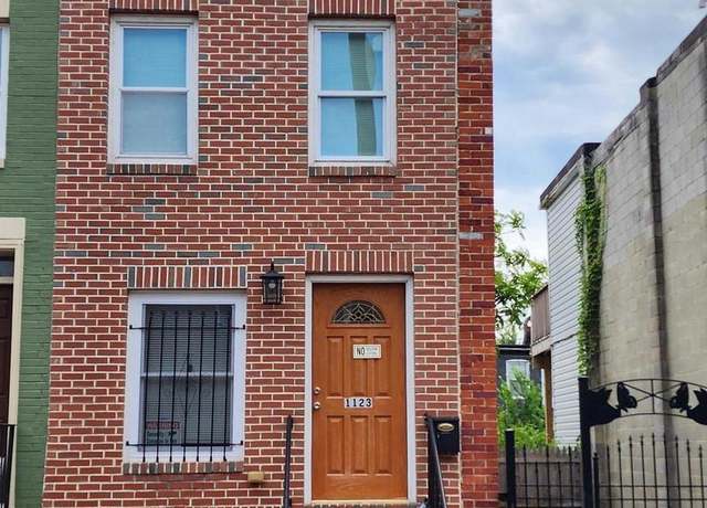 Property at 1123 Ward St, Baltimore, MD 21230, 2 beds, 1 bath