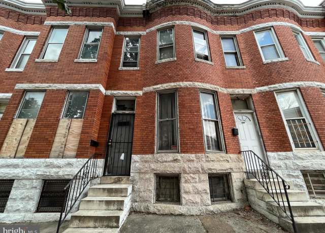 Property at 1916 W Saratoga St, Baltimore, MD 21223, 3 beds, 1 bath