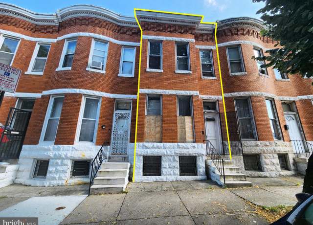 Property at 1916 W Saratoga St, Baltimore, MD 21223, 3 beds, 1 bath