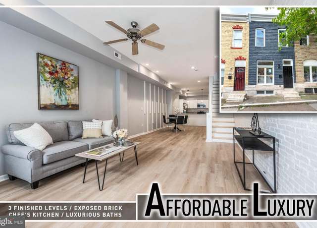 Property at 1807 E Lafayette Ave, Baltimore, MD 21213, 3 beds, 3.5 baths