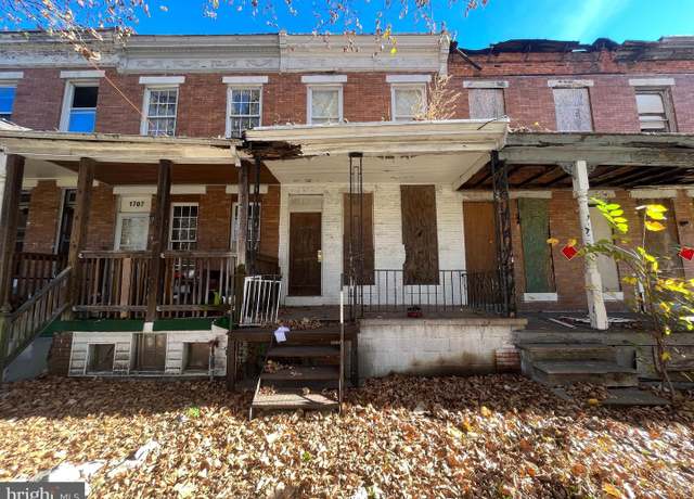 Property at 1705 N Dukeland St, Baltimore, MD 21216