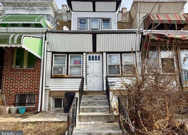 Property at 423 S 62nd St, Philadelphia, PA 19143, 3 beds, 1 bath