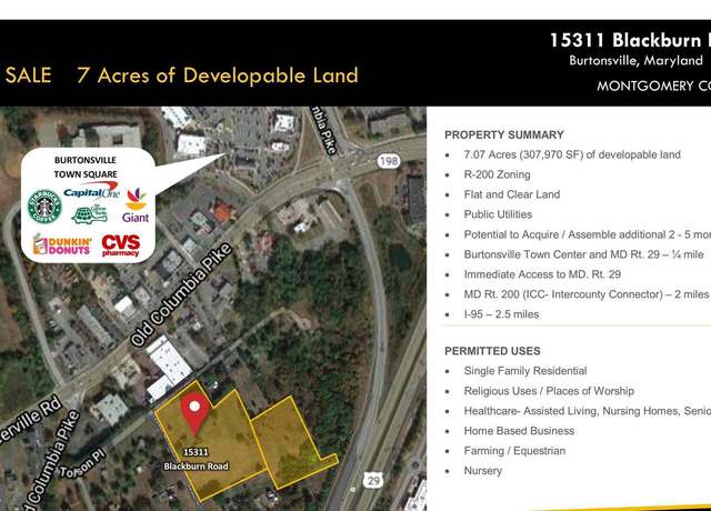Property at 15311 Blackburn Rd, Burtonsville, MD 20866, 3 beds, 2 baths