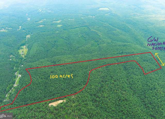 Property at 100 Ac On George Washington National Frst, Yellow Spring, WV 26865