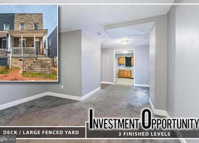 Property at 1504 Elmtree St, Baltimore City, MD 21226, 4 beds, 2.5 baths