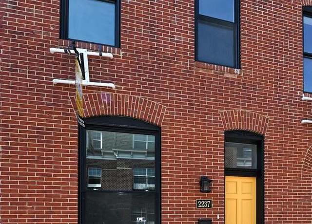 Property at 2241 E Biddle St, Baltimore, MD 21213, 2 beds, 2.5 baths