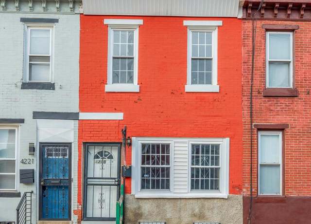 Property at 4219 Wallace St, Philadelphia, PA 19104, 2 beds, 1.5 baths