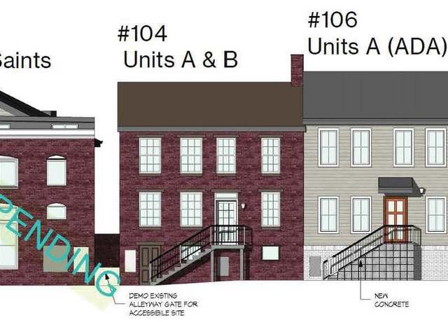 Property at 104-A W All Saints St Unit C1, Frederick, MD 21701, 2 beds, 1 bath