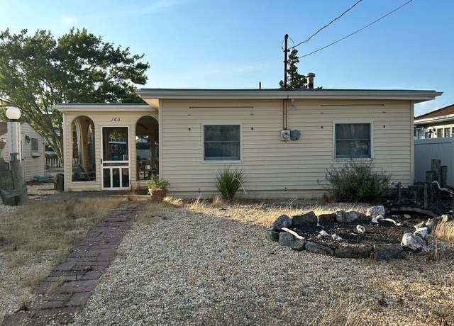 Property at 163 N Ensign Dr, Tuckerton, NJ 08087, 2 beds, 1 bath