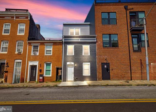 Property at 1710 Light St, Baltimore, MD 21230, 3 beds, 3.5 baths