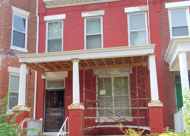 Property at 64 Adams St NW, Washington, DC 20001, 3 beds, 1.5 baths