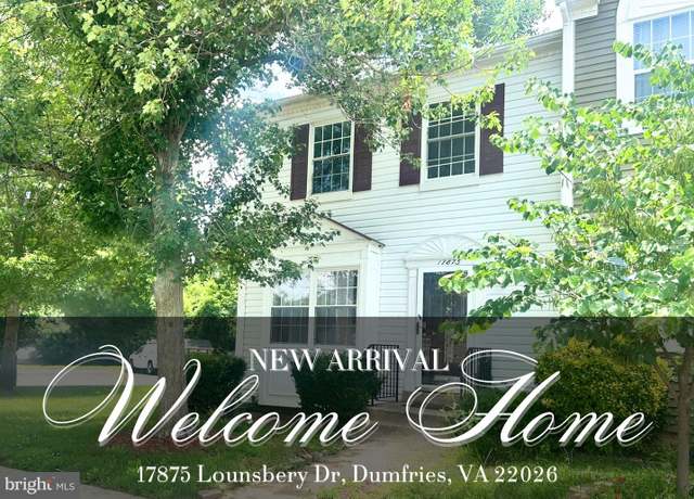 Property at 17875 Lounsbery Dr, Dumfries, VA 22026, 3 beds, 2.5 baths