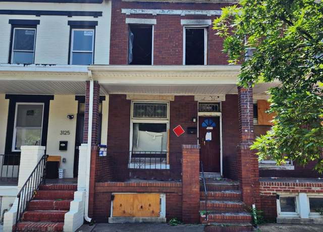 Property at 3123 Mcelderry St, Baltimore, MD 21205, 3 beds, 1 bath