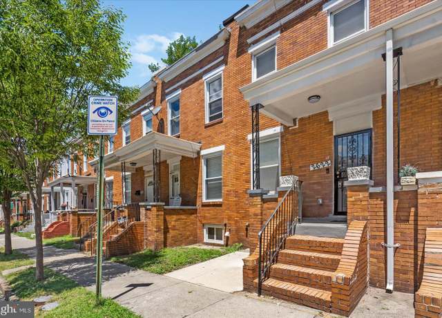 Property at 2622 E Chase St, Baltimore, MD 21213, 2 beds, 1 bath