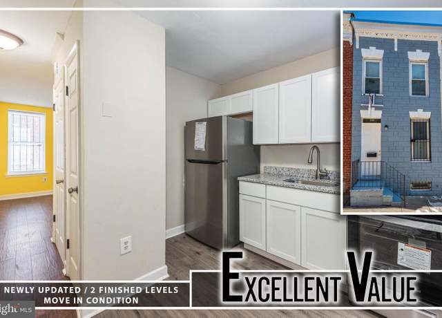 Property at 1737 N Dallas St, Baltimore, MD 21213, 2 beds, 1 bath